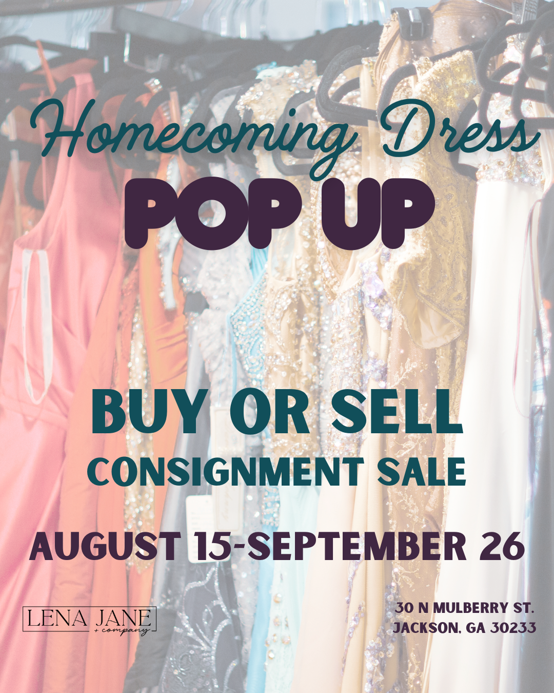2026 Homecoming Dress Consignment Pop-up