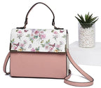 Colorblock Top Handle/Crossbody Bag