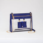 Clear Crossbody Bag With Sunglasses Holder