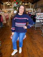 The Alpine Cheer Pullover Sweater Top