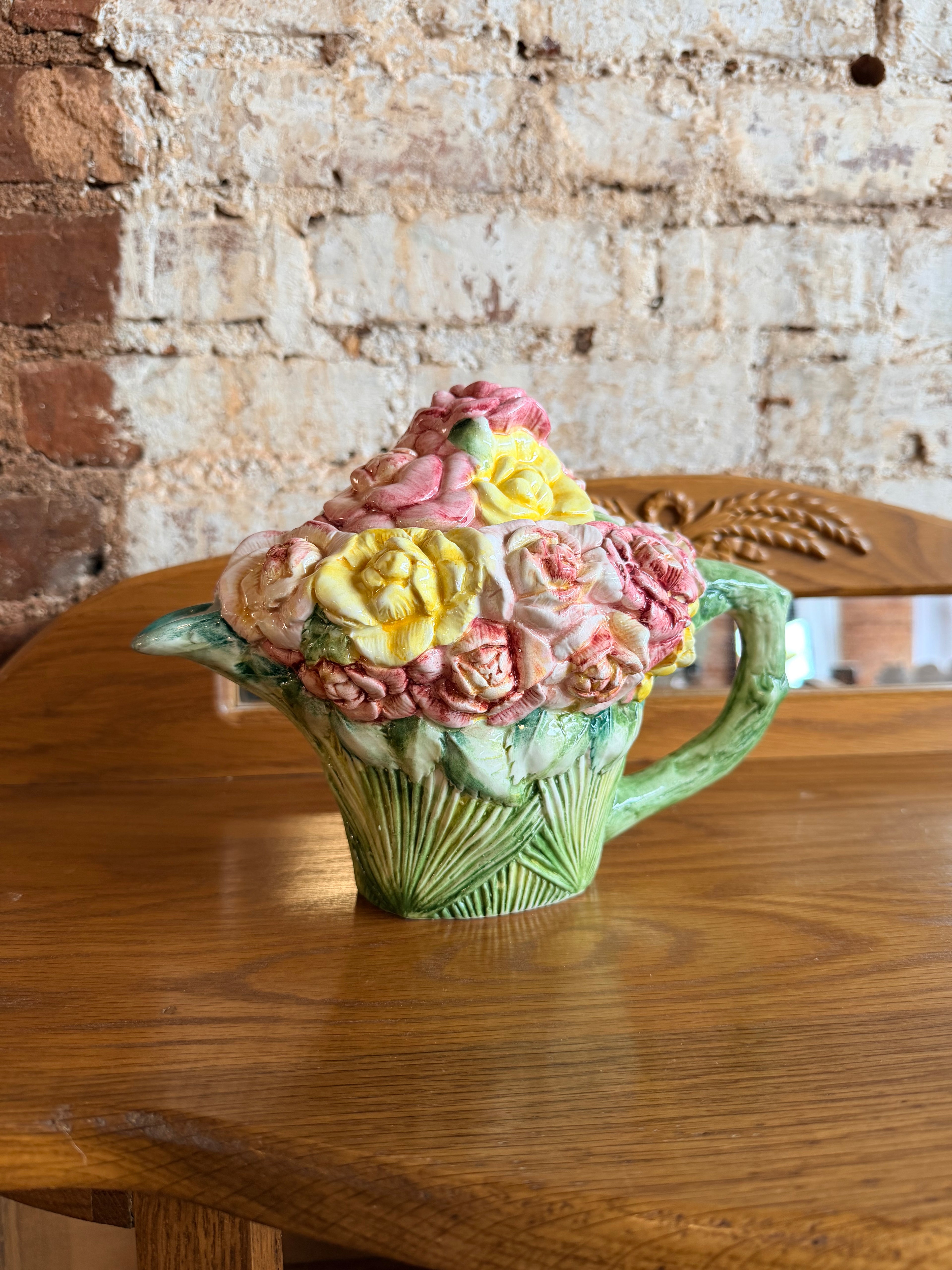 Rose Ceramic Teapot