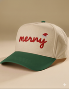 Merry Embroidered Hat