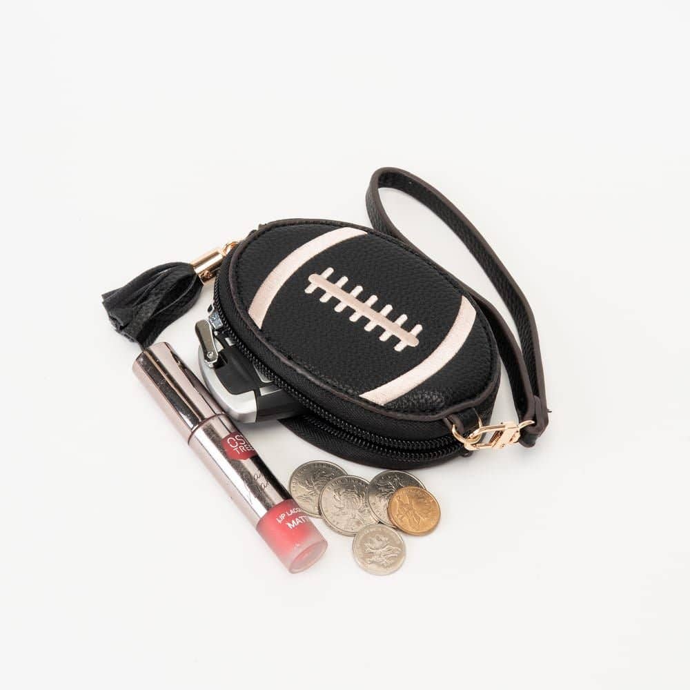 Football Wristlet with Tassel
