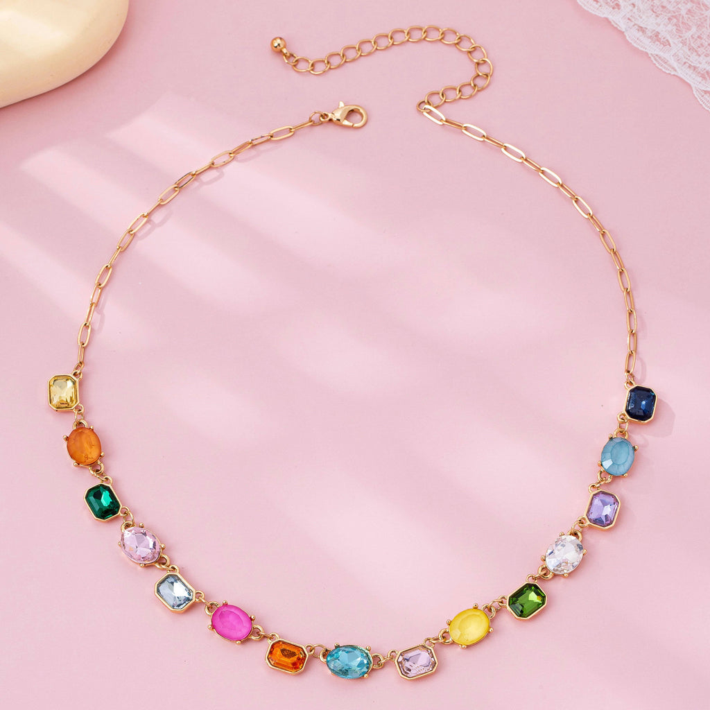 Multicolor Gemstone Necklace