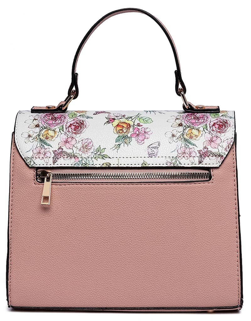 Colorblock Top Handle/Crossbody Bag