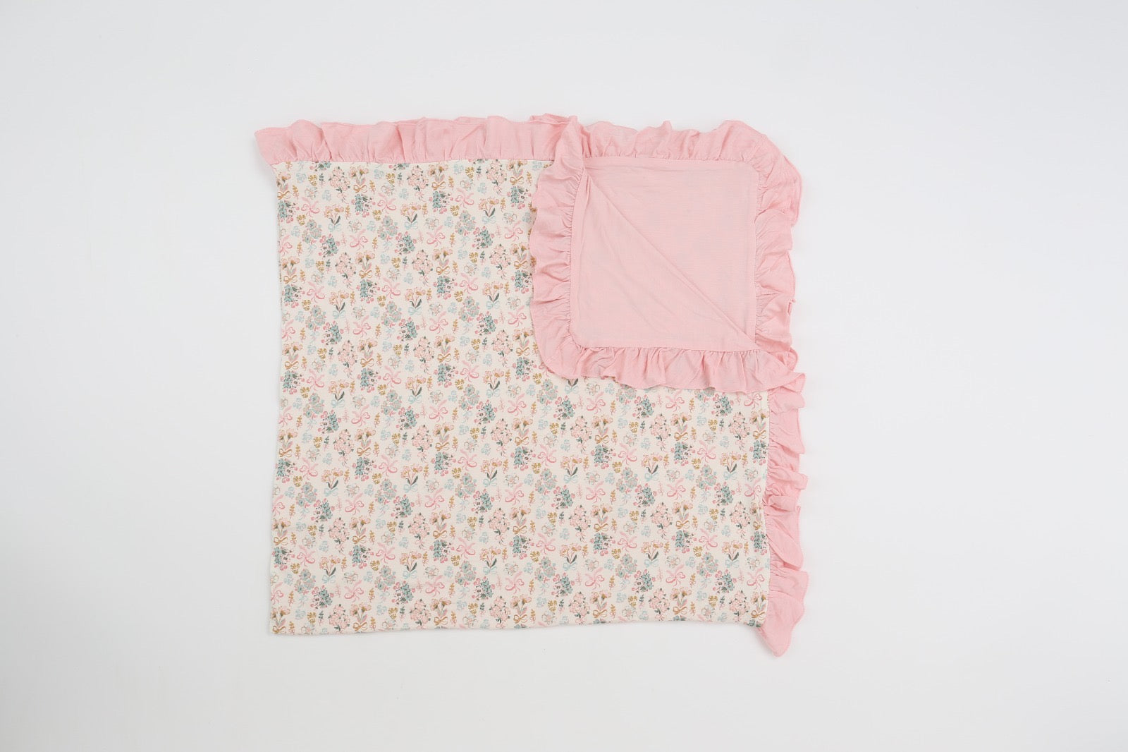 Heirloom Floral Bamboo Baby Blanket