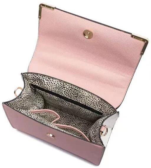 Colorblock Top Handle/Crossbody Bag