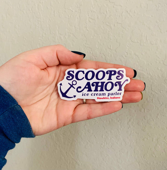 Scoops Ahoy - Stranger Things Sticker