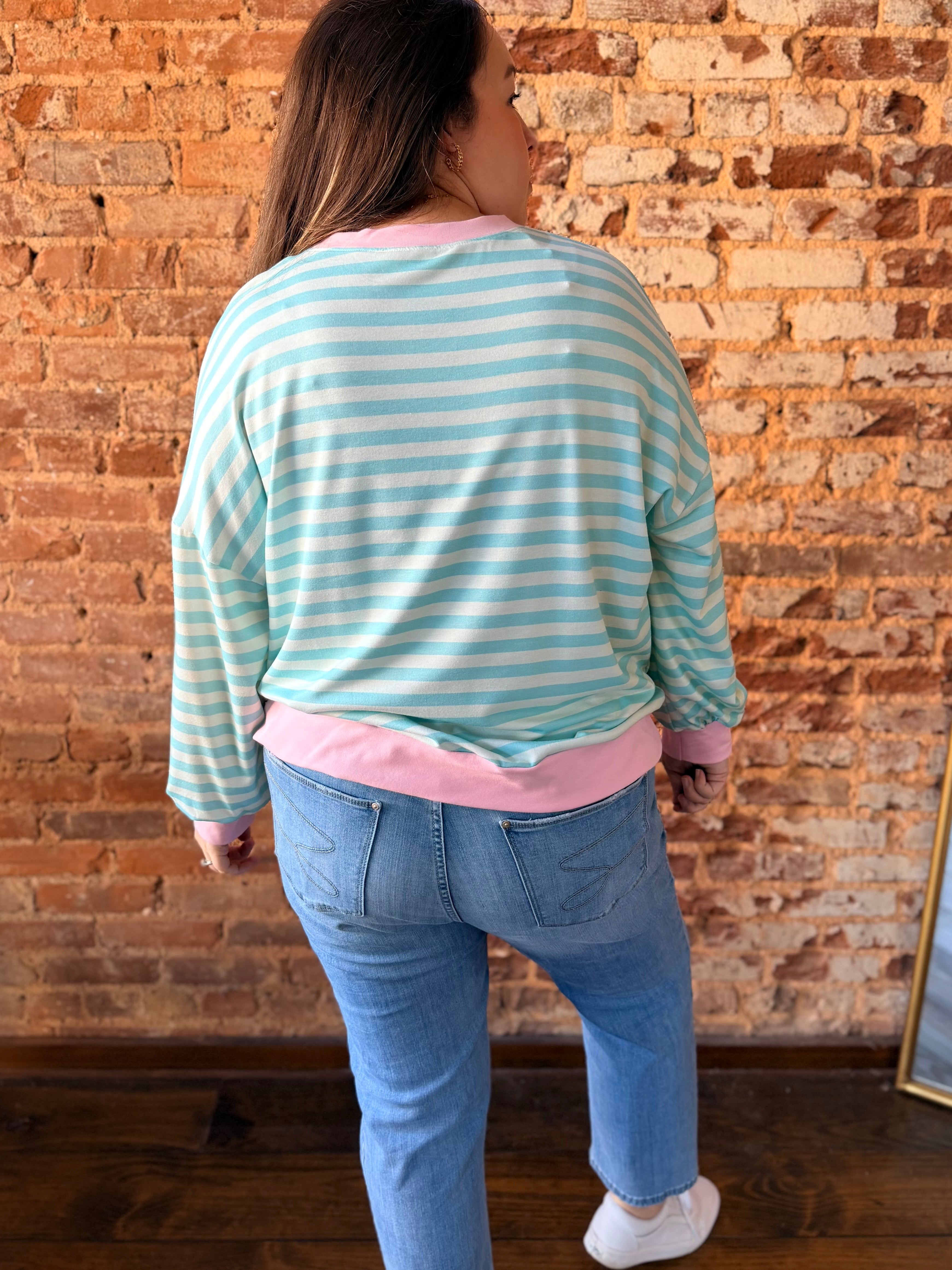 The Sweet Mint Pullover Top