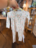 Heirloom Floral Bamboo Zippie Pajamas