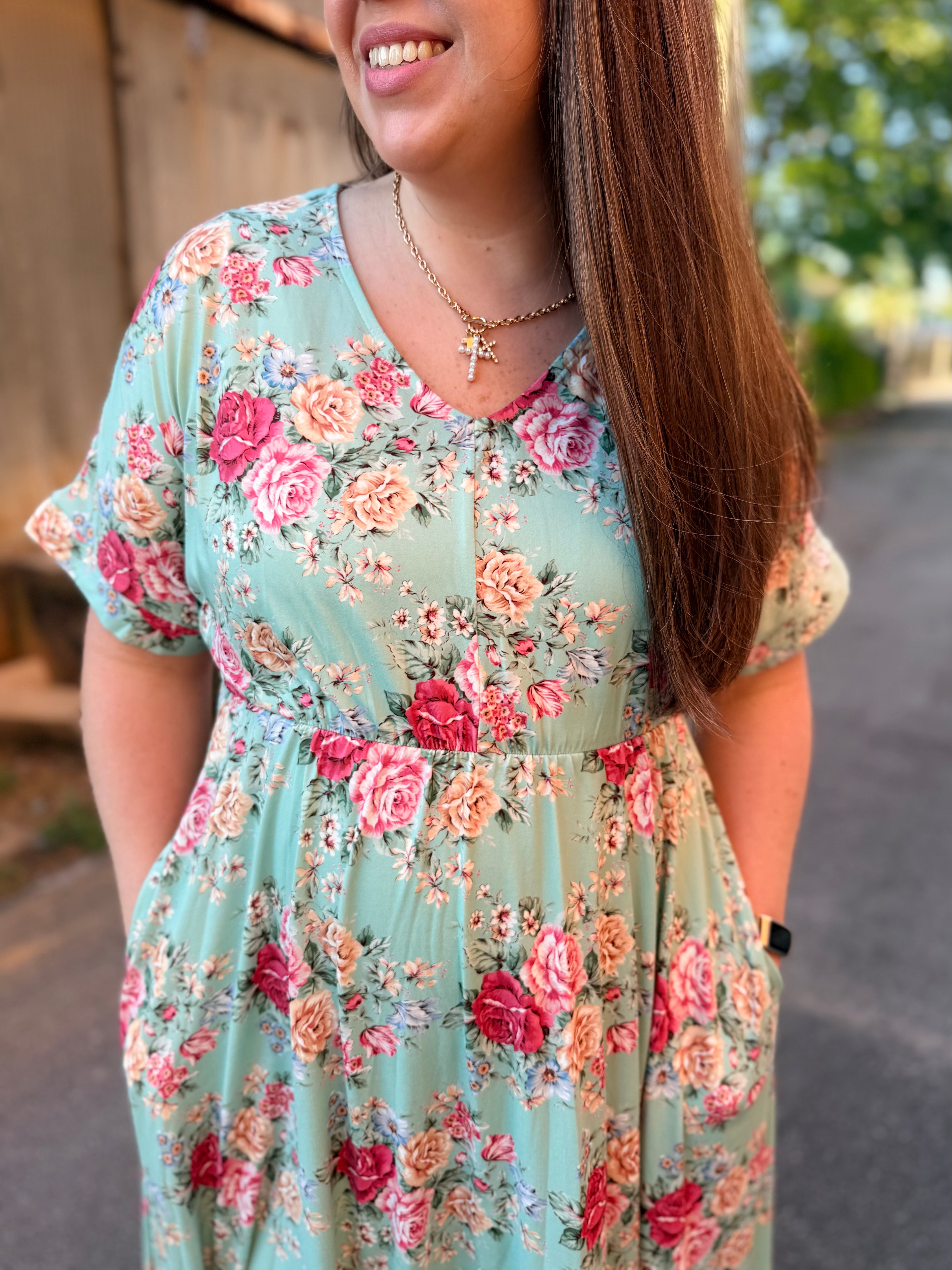 The Garden Grace Midi Dress