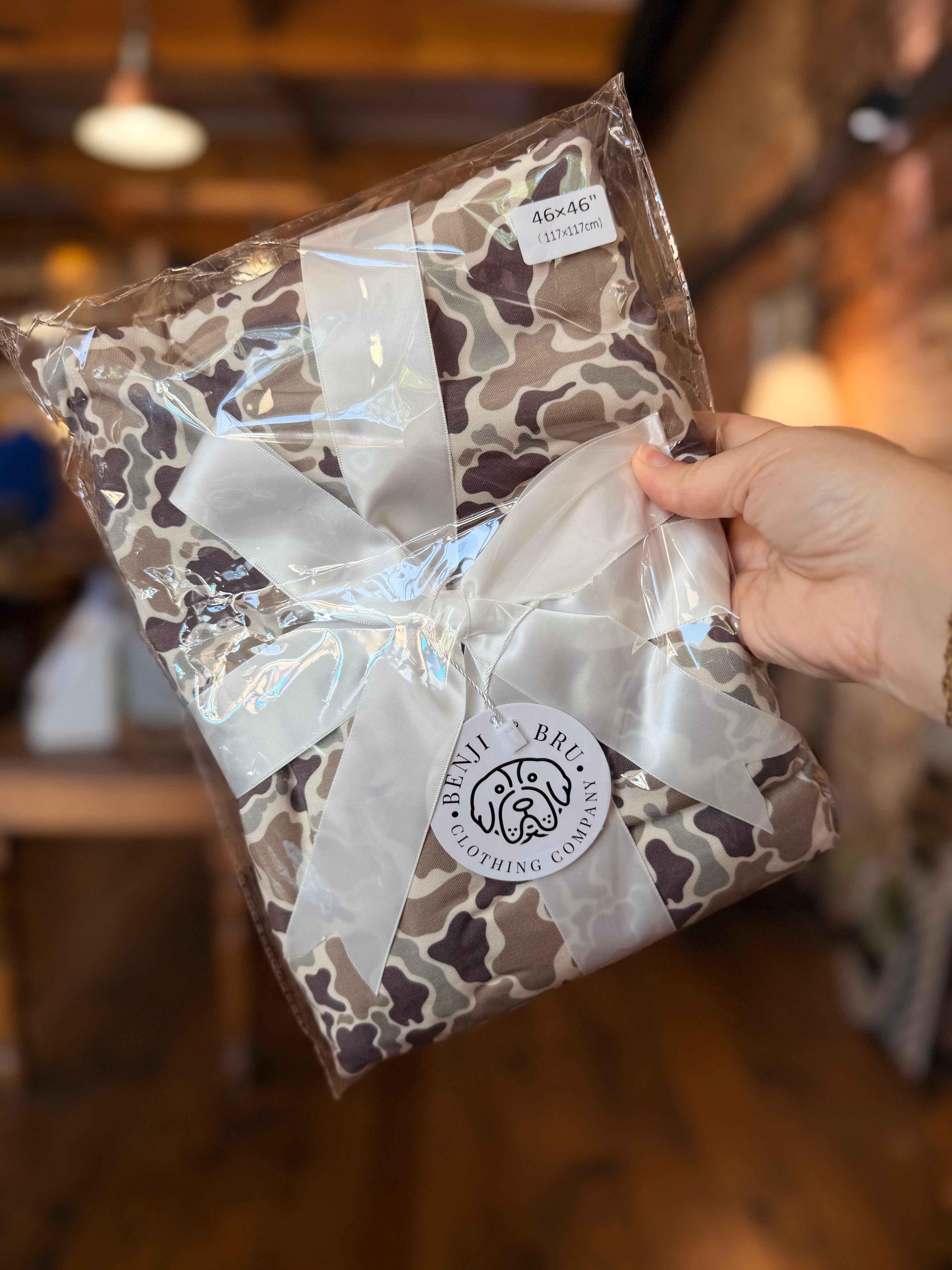 "Big Chad" Camo Bamboo Baby Blanket