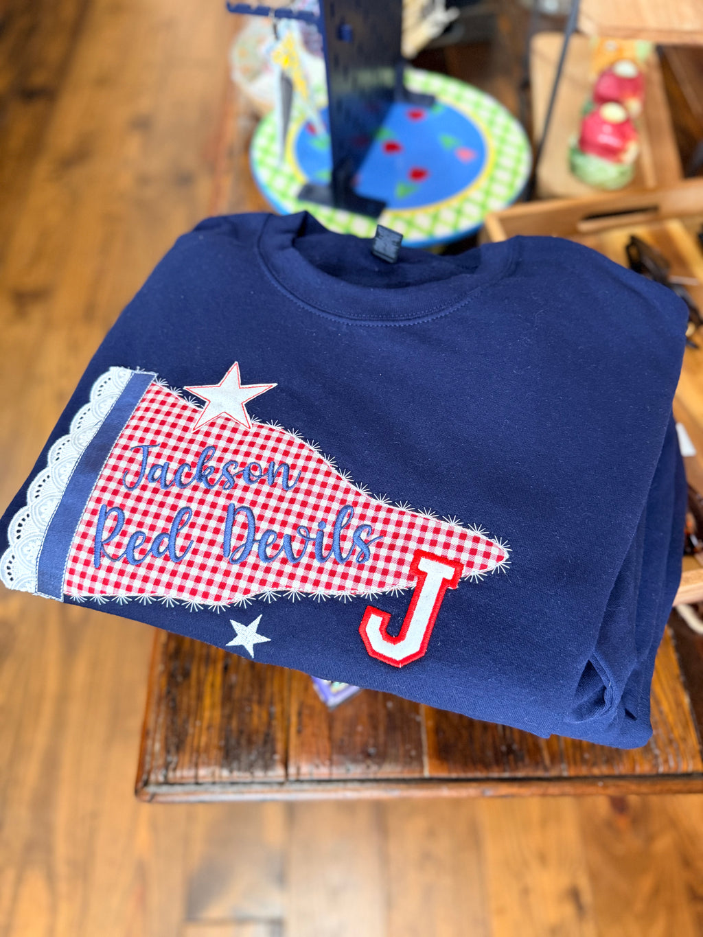 A Vintage Flair Jackson Pennant Sweatshirt