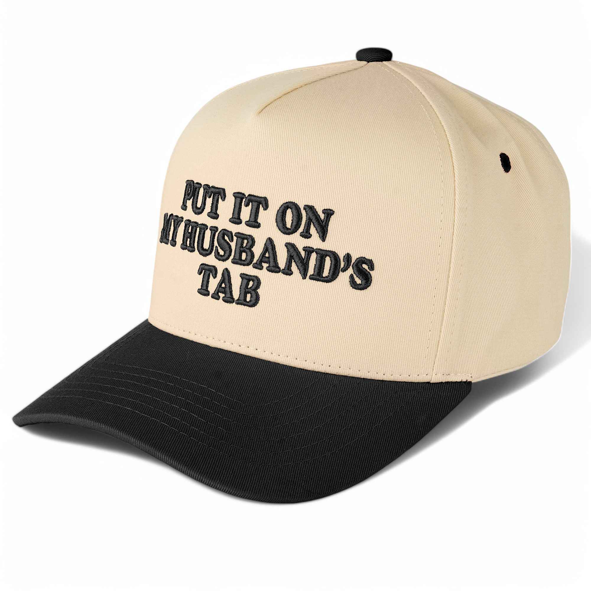 Put It On My Husband's Tab Trucker Hat
