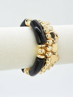 3 Piece Round Acrylic CCB Bracelets