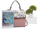 Colorblock Top Handle/Crossbody Bag