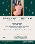 Handcrafted Christmas: Hand Stitched Christmas Cookie Ornament Class