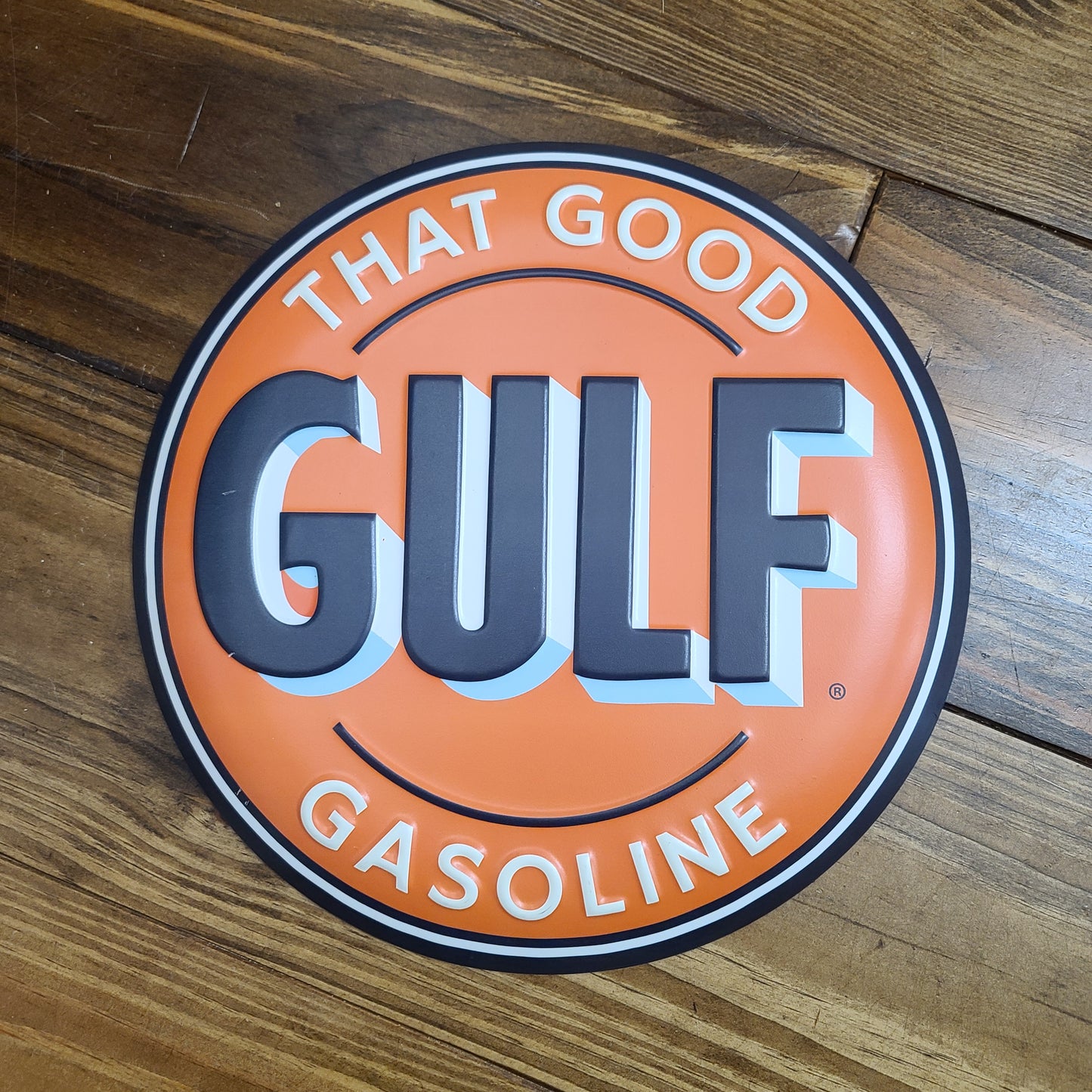 Gulf Tin Sign (12” Round)