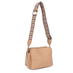 Mila 3 Compartment Crossbody Bag With Guitar Strap