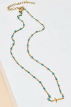 Beaded Cross Necklace