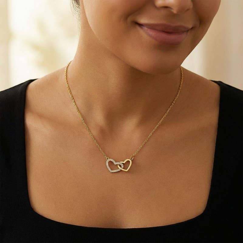 Interlocking Heart Necklace