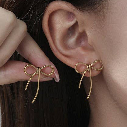 Dainty Bow Earrings