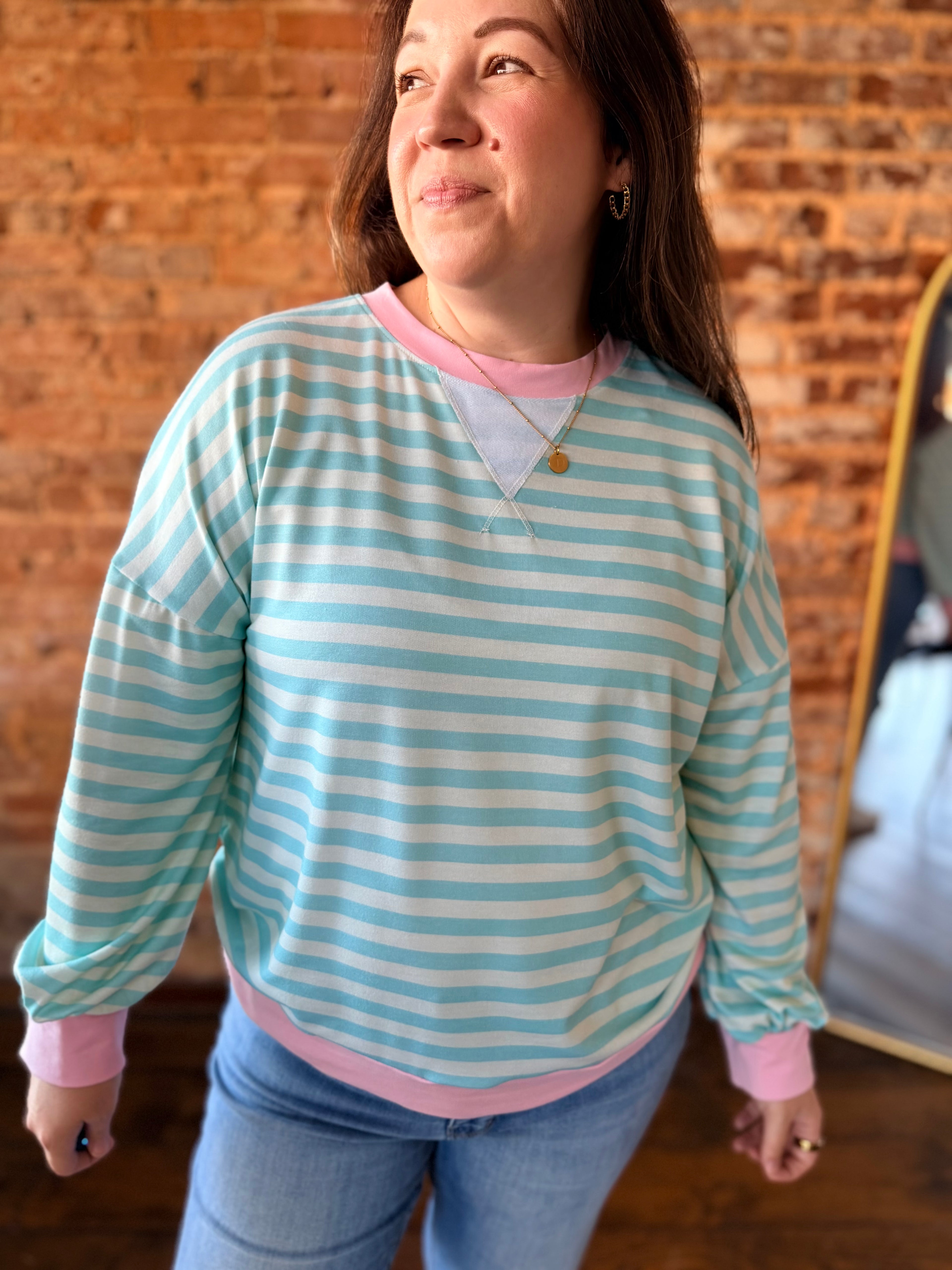The Sweet Mint Pullover Top