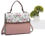 Colorblock Top Handle/Crossbody Bag