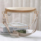 Lorna Clear Studded Crossbody Bag