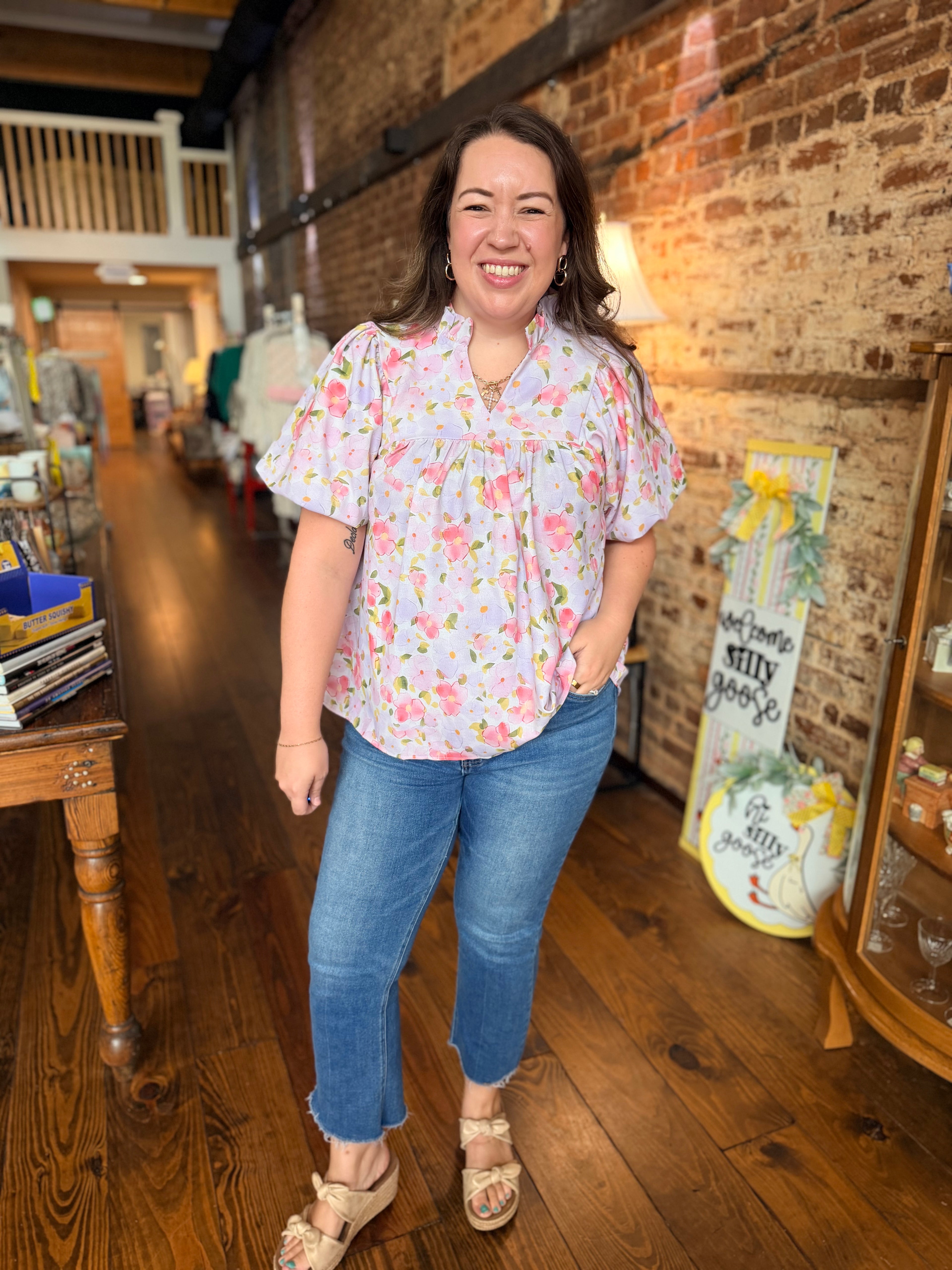 The Blooming Bright Top