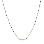 Beaded Cross Necklace