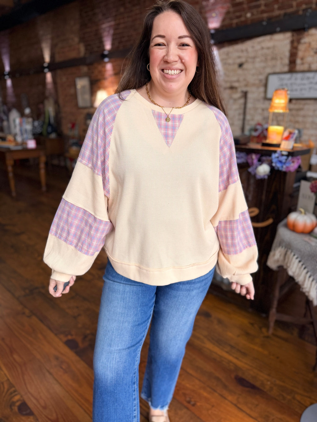 Patchwork & Pretty Pullover Top