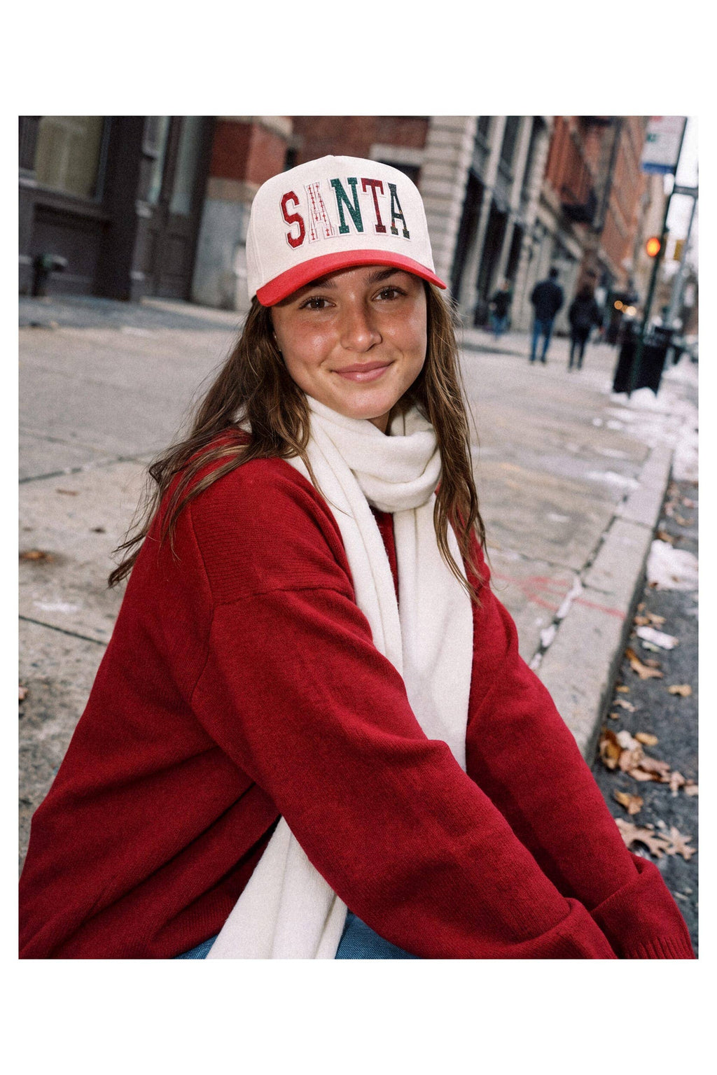 Santa Applique Trucker Hat