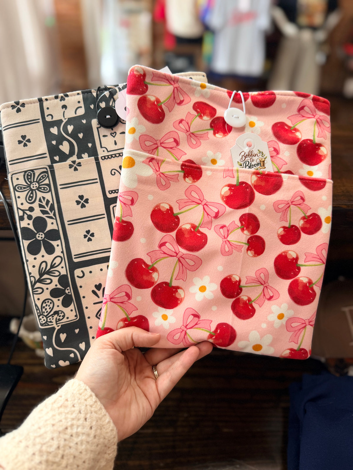 Bobbin to Bloom Book Sleeve - Large