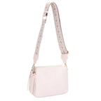 Mila 3 Compartment Crossbody Bag With Guitar Strap
