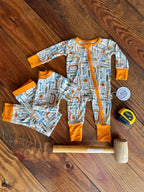 Lil' Builder Bamboo Pajamas Set