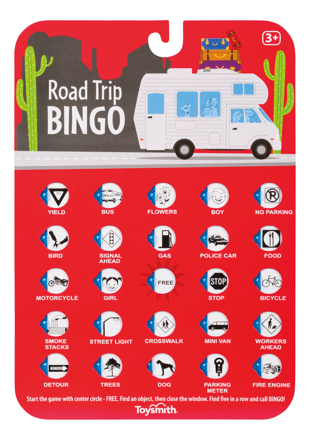 On the Way Games Road Trip Bingo