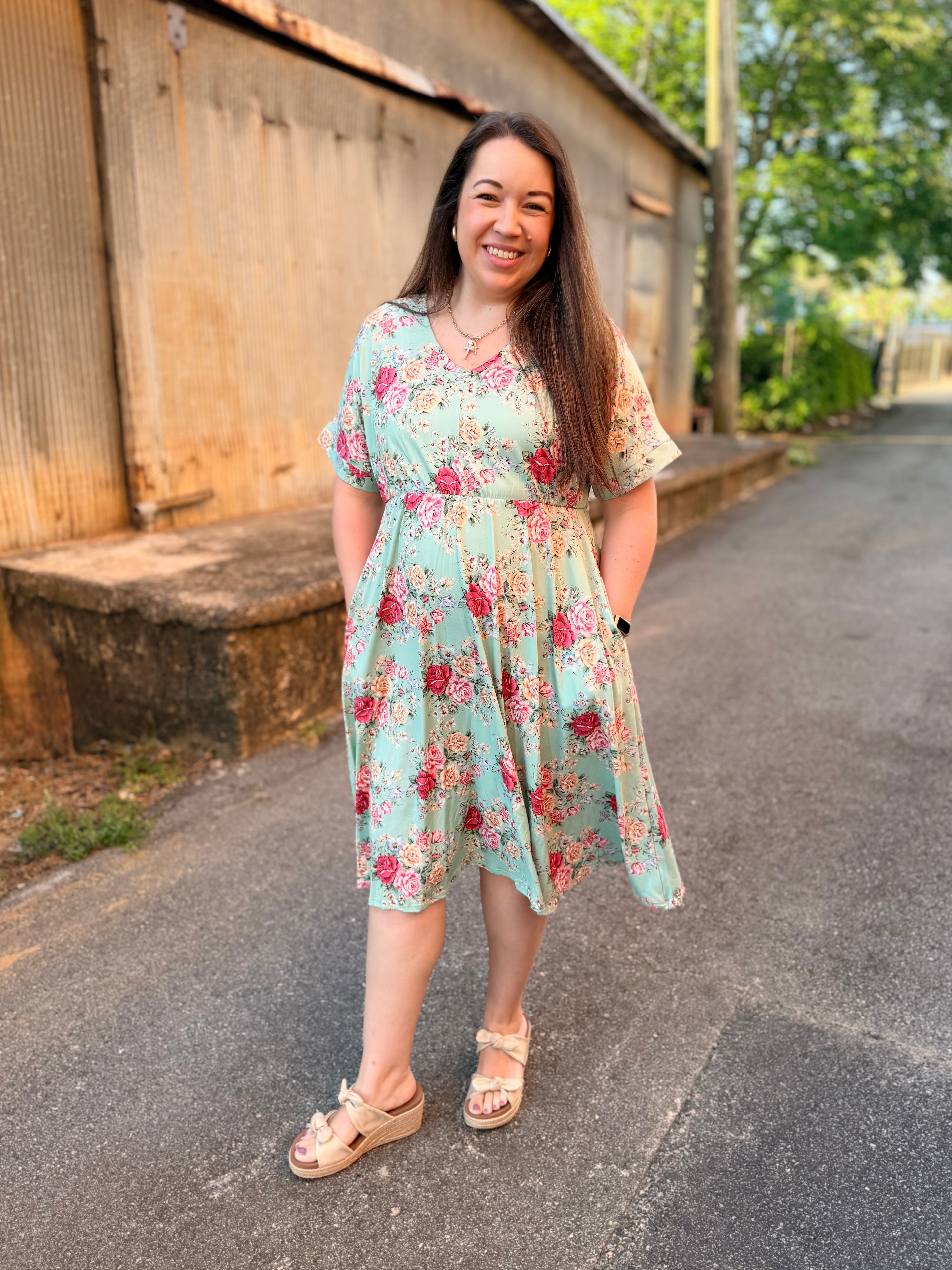 The Garden Grace Midi Dress