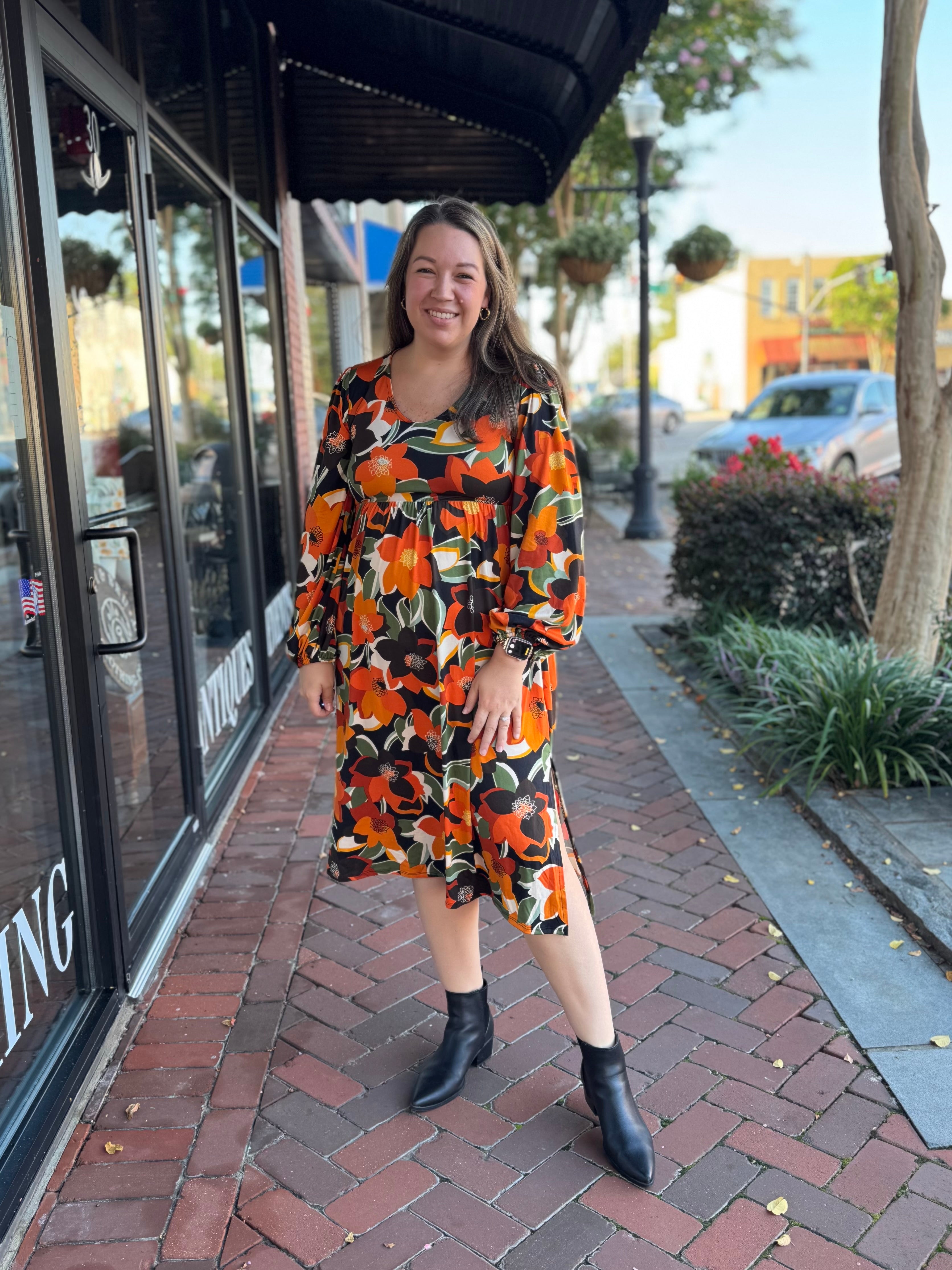 Sunset Stroll Midi Dress