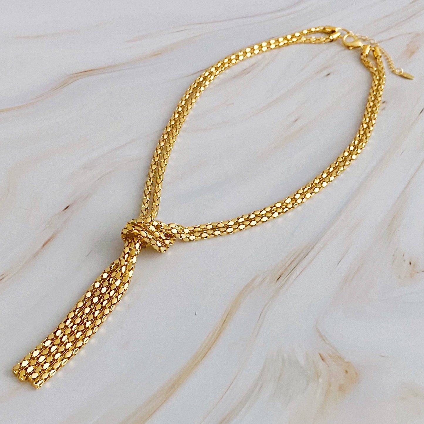 Wow Y-Drop Chain Necklace