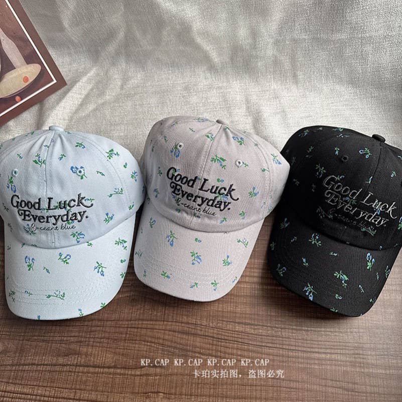God Is Good All The Time Floral Hat