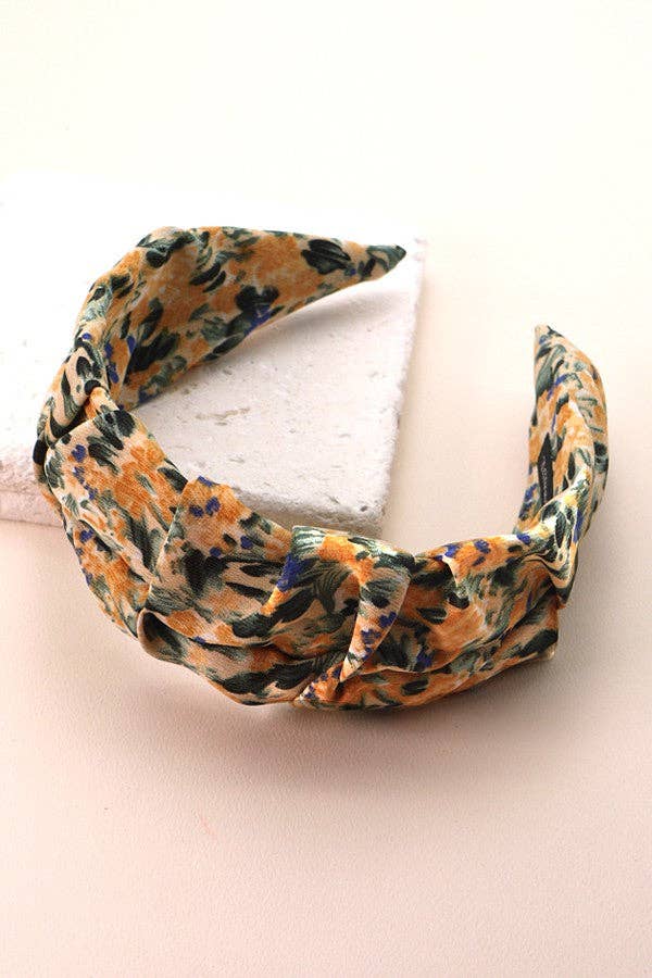 Floral Wide Headband