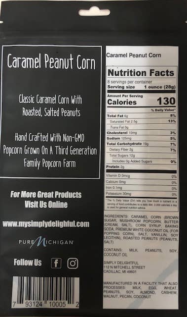 Caramel Peanut Corn