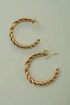Twisted Hoop Earrings