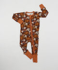 Meadows + Mocha Bamboo Zippie Pajamas