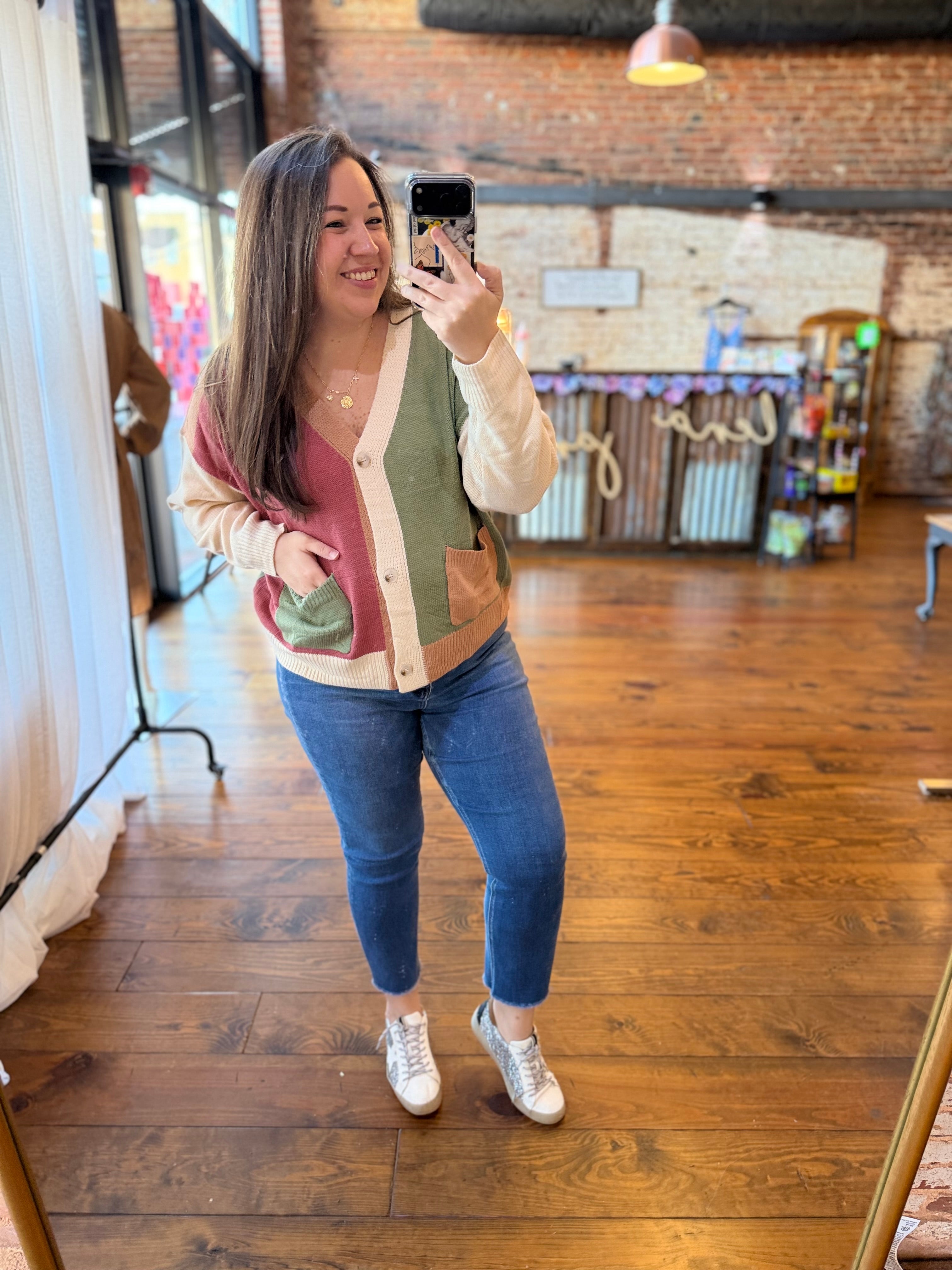 The Everyday Colorblock Cardigan