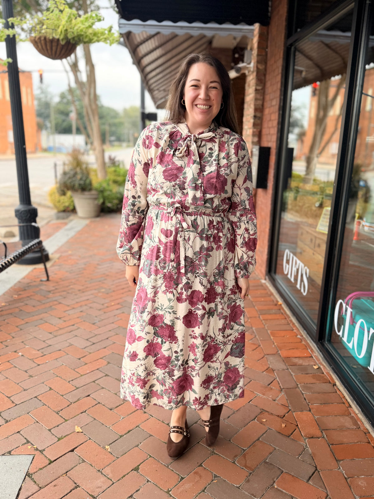 Forever in Bloom Floral Midi Dress