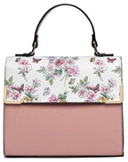 Colorblock Top Handle/Crossbody Bag