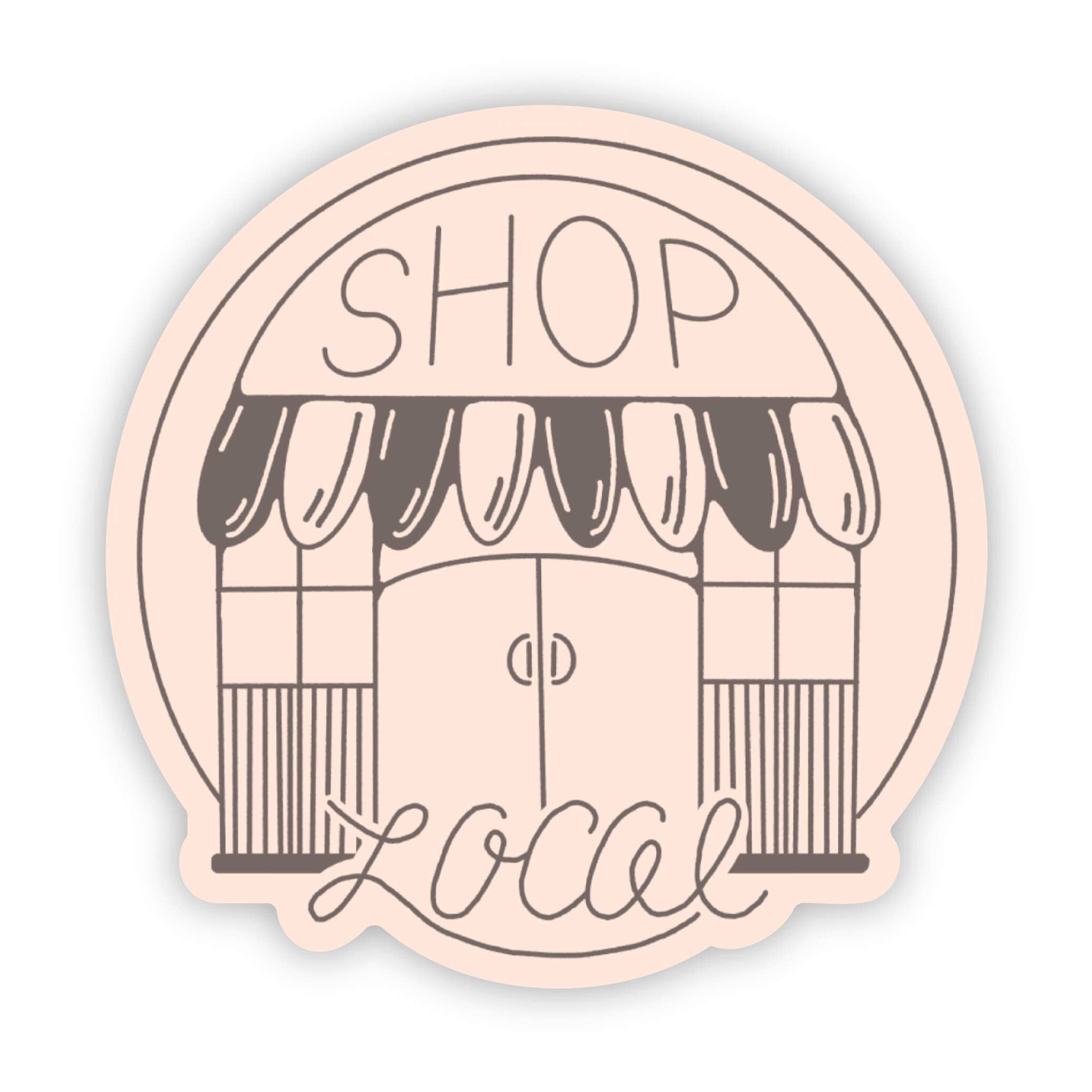 "Shop Local" Sticker