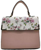 Colorblock Top Handle/Crossbody Bag